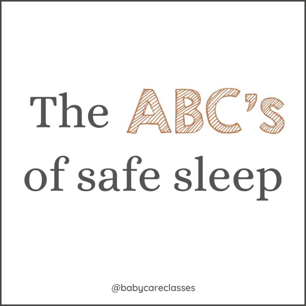 the abc's of safe sleep blog